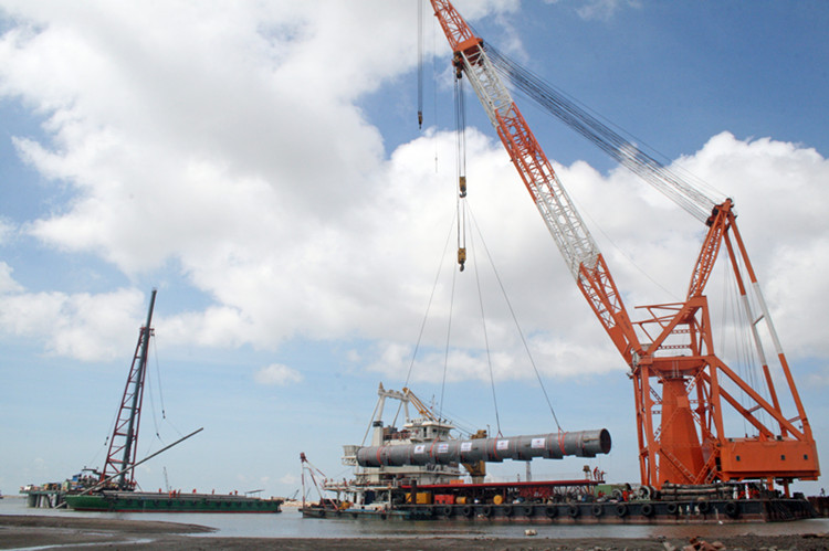 越南沿海一期、三期火力发电厂项目循环水近海排海管工程