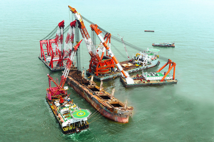 The wreck removal of “TRANS SUMMER”