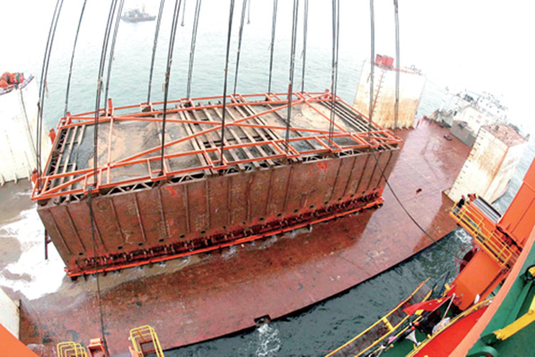 Wreck removal of the ancient sunken ship of “NAN HAI I” of Song dynasty