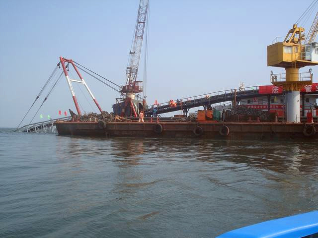 福建莆田平海湾跨海供水应急工程跨海段输水管道安装