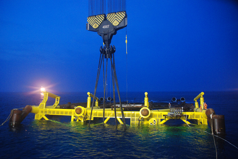 XiJiang 24-3DPPB Jacket installation project