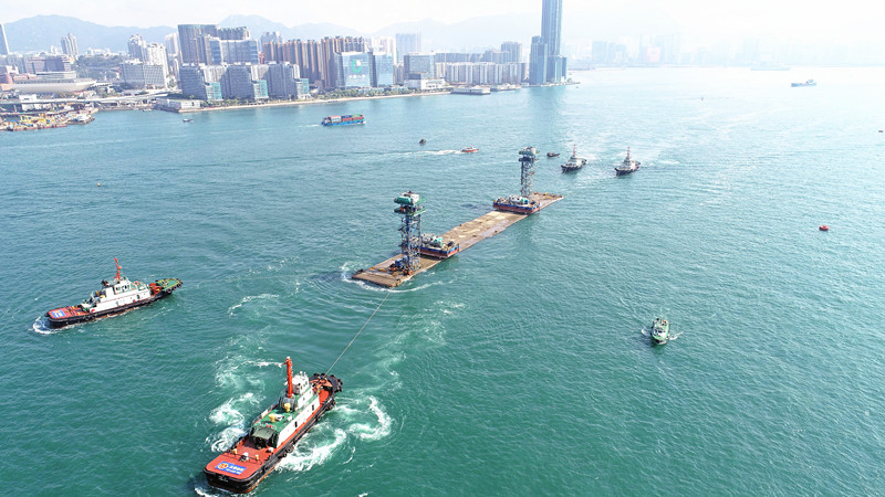 香港沙中线地铁过海隧道工程